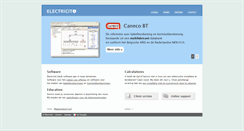 Desktop Screenshot of electriciti.be