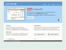 Tablet Screenshot of electriciti.be